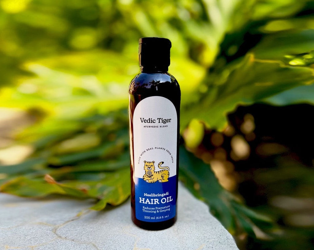 Vedic Tiger's Neelbringadi Nourishing Hair Oil for Growth for women and men